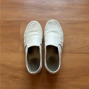 Worn Slip-On Vans